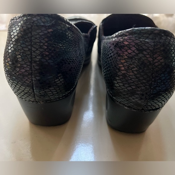 Sanita purple embossed croc Danielle clogs, 41 - Picture 7 of 11